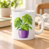 Plant Club Ceramic Mug — lifestyle view