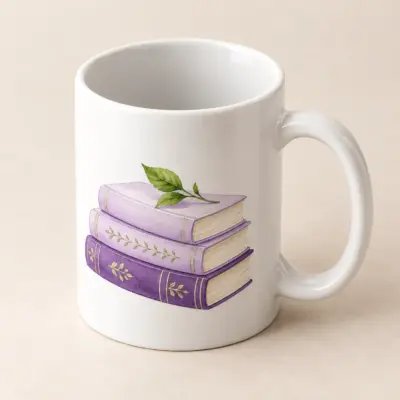 Book Break Ceramic Mug — alternate detail view