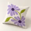 Daisy Duo Square Throw Pillow — alternate detail view