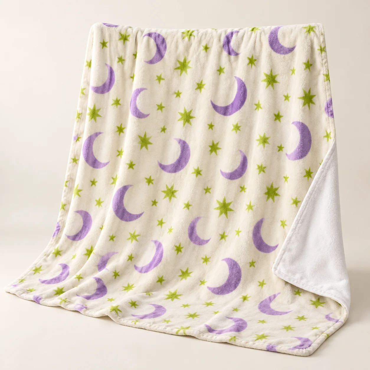 Cozy Orbit Velveteen Plush Blanket — main product view