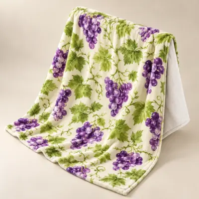Plant Parent Velveteen Plush Blanket — alternate detail view