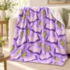 Book Nook Velveteen Plush Blanket — lifestyle view