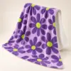 Daisy Hangout Velveteen Plush Blanket — alternate detail view