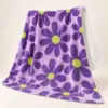 Daisy Hangout Velveteen Plush Blanket — main product view