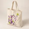 Cat Companion Natural Cotton Tote — alternate detail view