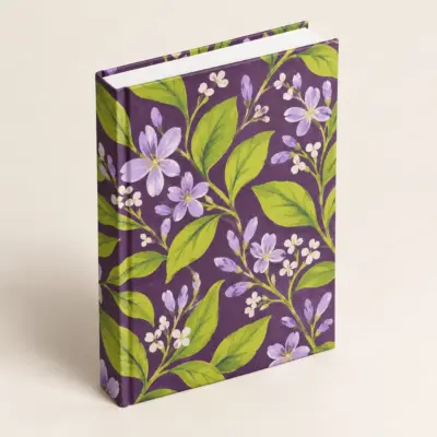 Brain Garden Matte Hardcover Journal — alternate detail view