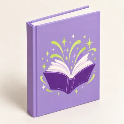 Little Plot Twist Matte Hardcover Journal — alternate detail view