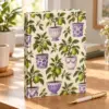 Plant Notes Matte Hardcover Journal — lifestyle view
