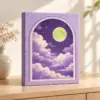 Cosmic Window Stretched Canvas Print — lifestyle view