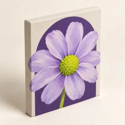 Daisy Pop Stretched Canvas Print — alternate detail view