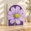 Daisy Pop Stretched Canvas Print — lifestyle view