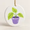 Tiny Plant Friend Ceramic Keepsake Ornament — main product view