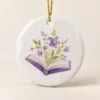 Book Buddy Ceramic Keepsake Ornament — main product view