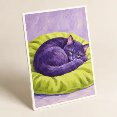 Catnap Club Matte Art Poster — alternate detail view