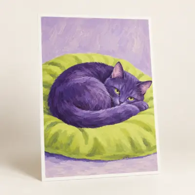 Catnap Club Matte Art Poster — main product view