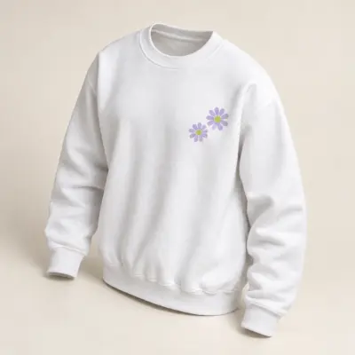 Daisy Besties Printed Crewneck Sweatshirt — alternate detail view