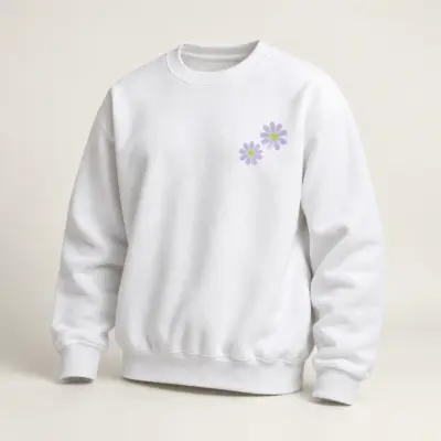 Daisy Besties Printed Crewneck Sweatshirt — main product view
