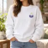 Book Spark Printed Crewneck Sweatshirt — lifestyle view