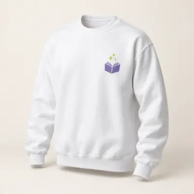 Book Spark Printed Crewneck Sweatshirt — main product view